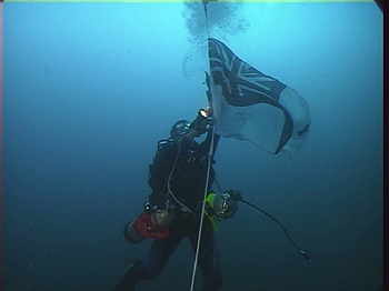 Raising the Ensign