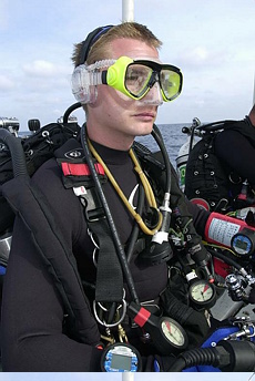 Paul modeling for FHM and Dive magazine!